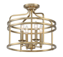 Minka-Lavery 1094-740 - Covent Park - 4 Light Semi Flush