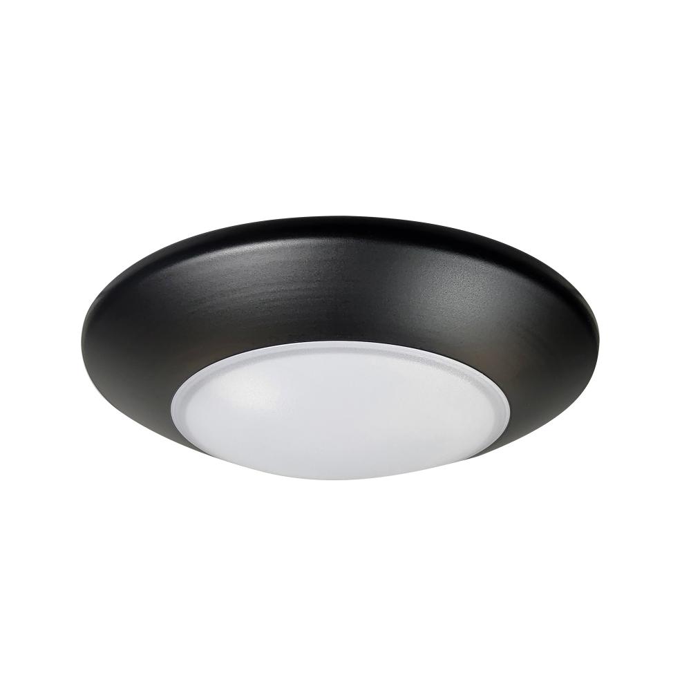 4" AC Opal LED Surface Mount, 700lm / 10.5W, 4000K, Black finish