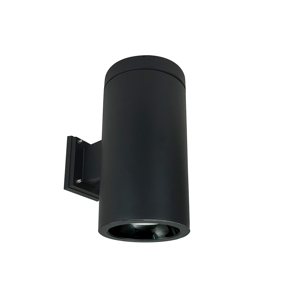 6" Cobalt Wall Mount Cylinder, Black, 750L, 3500K, Black/Black Reflector, 120V Triac/ELV