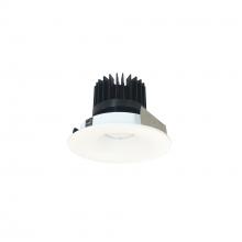 Nora NIO-4RNB40XMPW/HL - 4" Iolite LED Round Bullnose, 1500lm/2000lm/2500lm (varies by housing), 4000K, Matte Powder