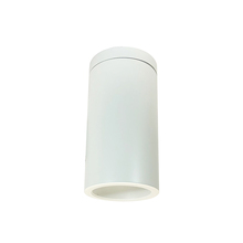 Nora NYLS3-6S1L235FP01WWW - 6" Sapphire III Surface Mount White Cylinder, Matte Powder White Reflector/Matte Powder White