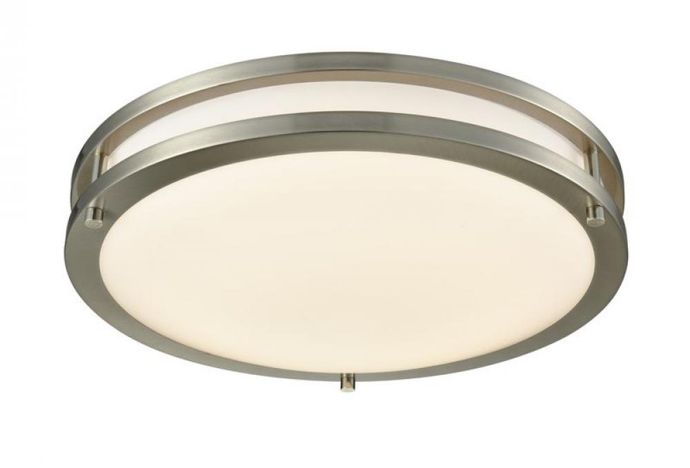 FLUSH MOUNT DISK LIGHT, 18 IN., 25W, 120V, 3000K, ETL, ES