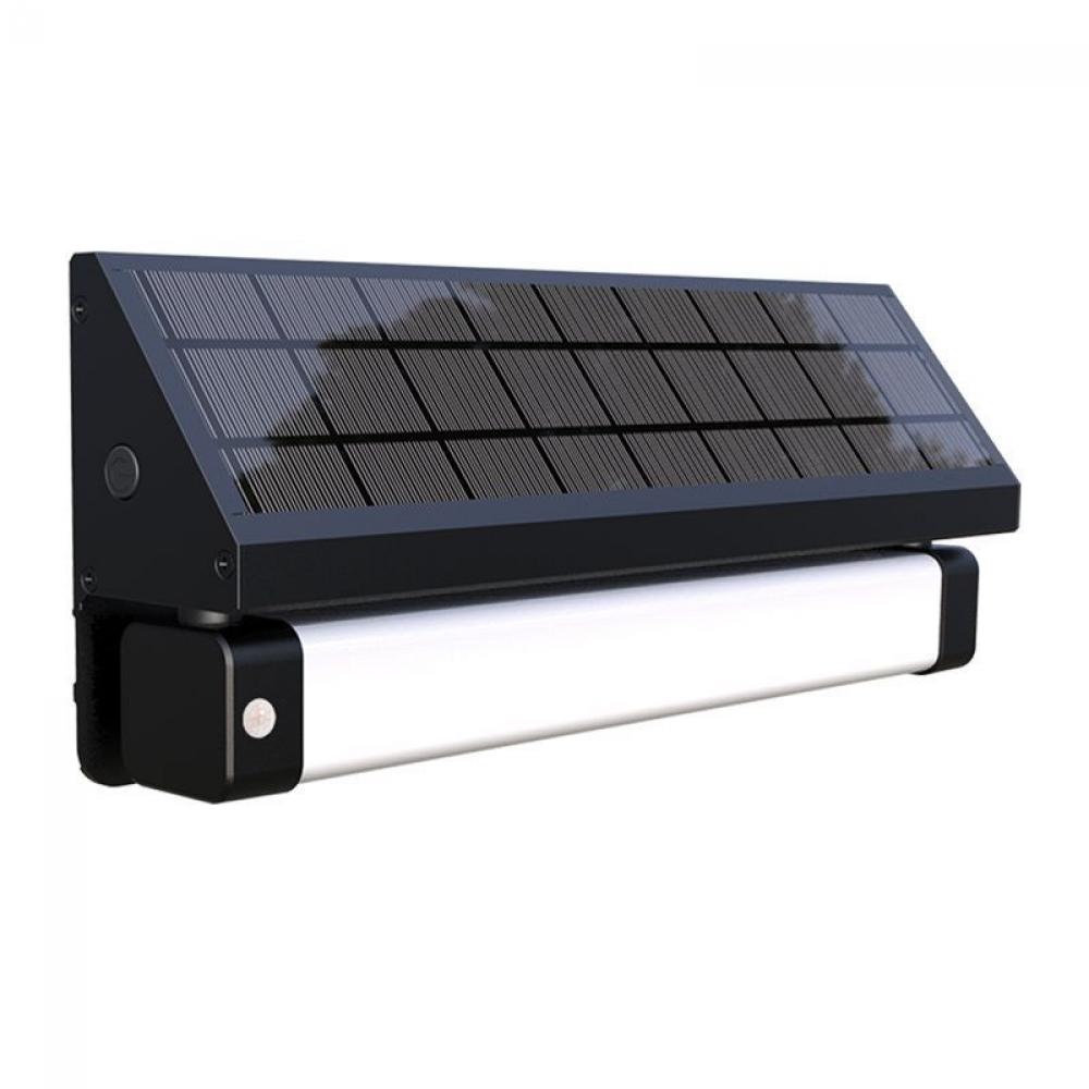 1000LM SOLAR WALL PACK WITH BI-LEVEL SENSOR DUAL-CCT