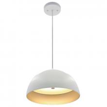 Westgate MFG C1 LCFD-MCT5-WS - 12in INTEGRATED LED MODERN DOME PENDANT 25W 1300LM C90 5CCT 27/30/35/40/50K WH/SIL