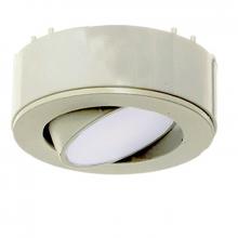 Westgate MFG C1 PL12ADJ-30K-BN - 12V ADJ. SLIM PUCK LIGHT, ETL, 3000K, BRUSHED NICKEL