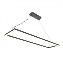 Westgate MFG C1 SFL-4FT-60W-MCTP-BK - SUSPENDED FRAME FIXTURE 1X4 TUNABLE 40/50/60W 30/35/40K 0-10V 7000LM, BK