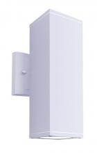 Westgate MFG C1 WMCS-UDL-MCT-WH-DT - 4in SQUARE U/D WALL CYL. 2X12W 30K/40K/50K DIM. - WHITE