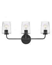  853453BK-CL - Medium Three Light Vanity