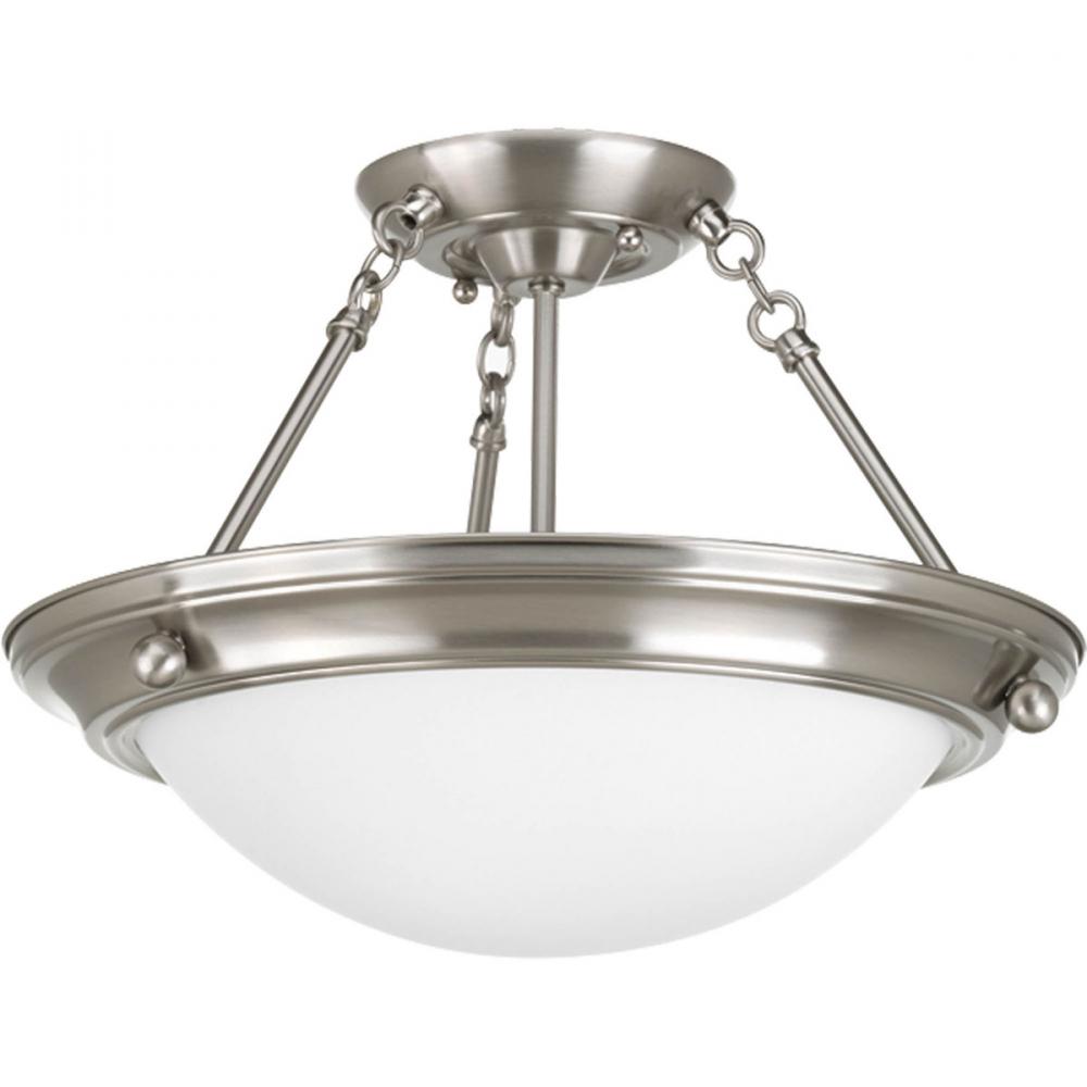 Eclipse Collection Two-Light 15-1/4" Close-to-Ceiling