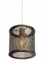 Varaluz 231M01NB - Lit-Mesh Test 1-Lt Mini Pendant - New Bronze