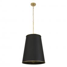 Varaluz 364F09MBFG - Coco 9-Lt Foyer - Matte Black/French Gold