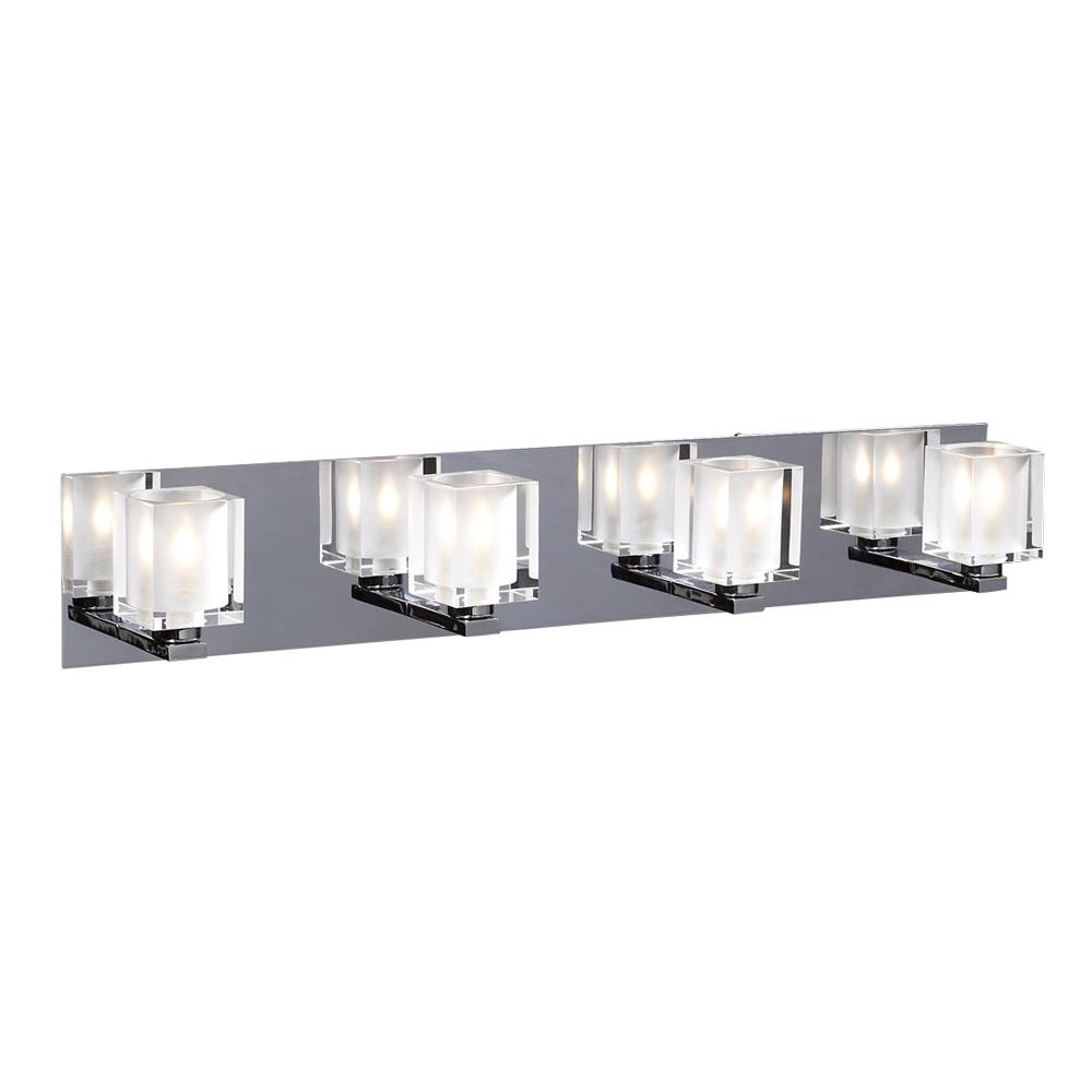 4 Light Vanity Glacier Collection 3484 PC