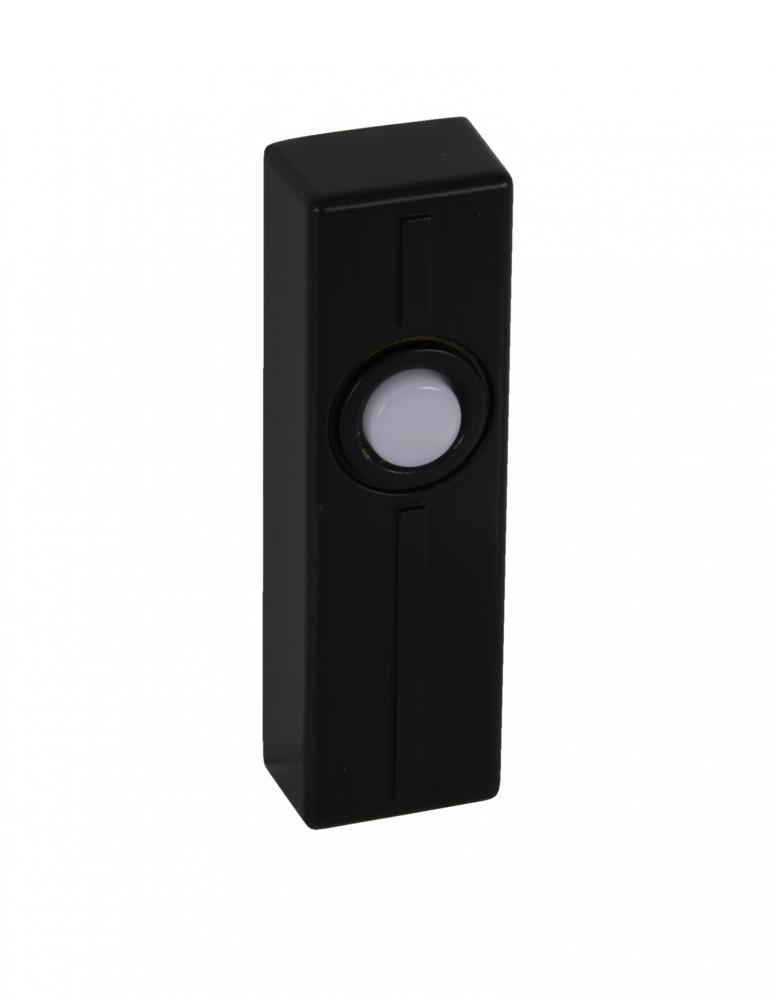 Surface Mount LED Lighted Push Button in Bronze