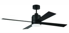 Craftmade MCY52FB4 - 52" McCoy 4-Blade in Flat Black w/ Flat Black Blades