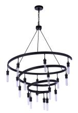 Craftmade 55418-FB - Tranquil 18 Light Chandelier in Flat Black