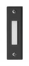 Craftmade BS6-FB - Surface Mount Rectangle Lighted Push Button in Flat Black