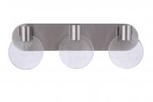 Craftmade 15122BNK-LED - Glisten 3 Light LED Vanity in Brushed Polished Nickel