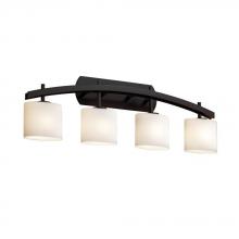 Justice Design Group FSN-8594-10-OPAL-CROM - Archway 4-Light Bath Bar