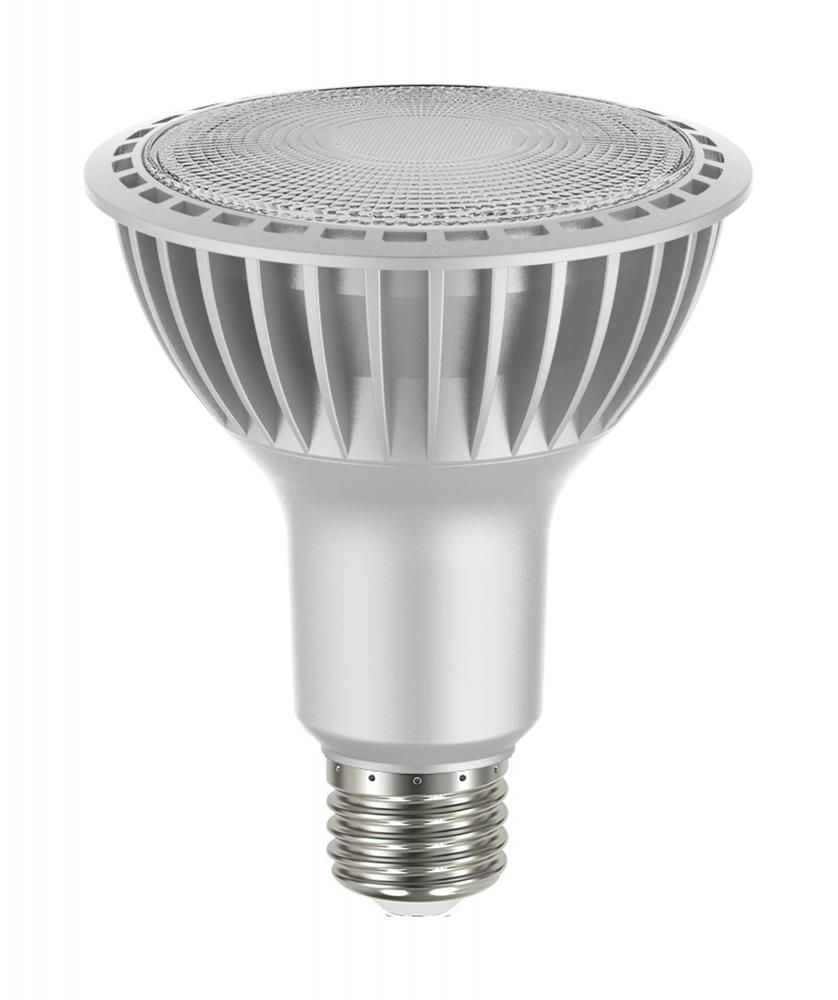 20.5 Watt PAR30 High Lumen LED; Long Neck; 4000K; Medium base; 120 Volt