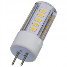 Satco Products Inc. S12124 - 4.5 Watt Mini LED; GY6.35 Base; 3000K; Clear Finish; 12 Volt