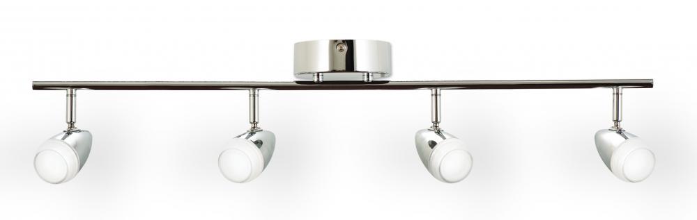 Eva Fixed Rail LED 30W - Polished Chrome - White