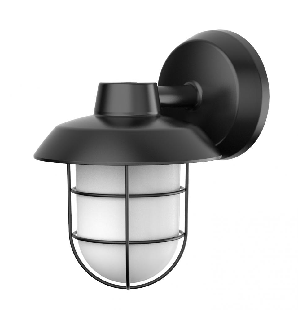 Odell 9'' Outdoor LED Sconce 12W 120V 3CCT BK