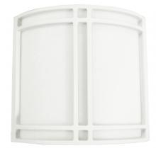 AFX Lighting, Inc. RDS11101600L41WH - Radio Wall Sconce - White Finish - White Acrylic Shade