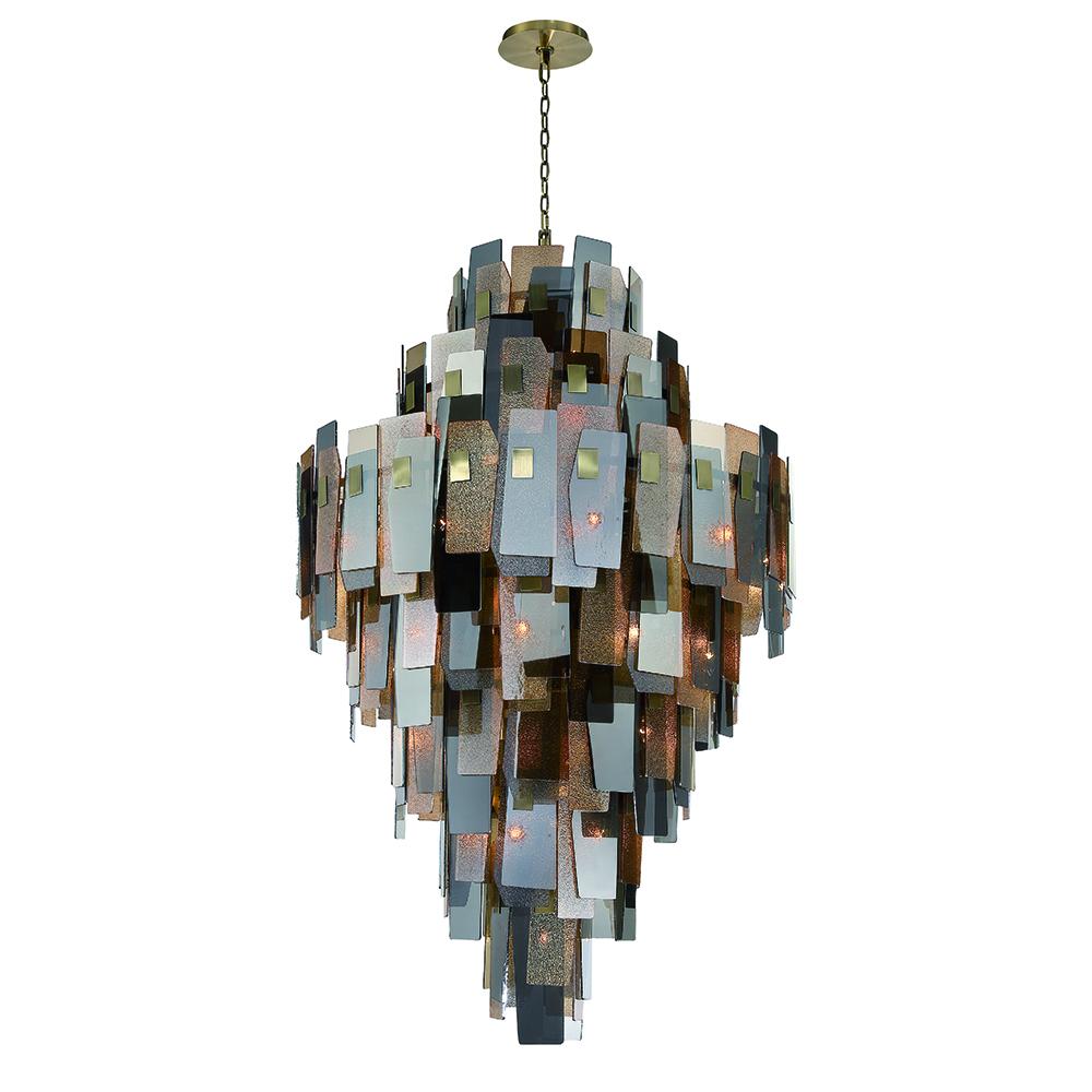 Cocolina 39 Light Chandelier in Bronze