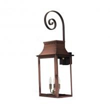 Primo Gas Lanterns BB-22E_TS - Three Light Top Scroll