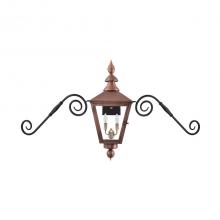 Primo Gas Lanterns CT-35E_MOU - Three Light Moustache Scrolls