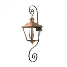 Primo Gas Lanterns JL-22E_TSBS - Two Light Top and Bottom Scroll