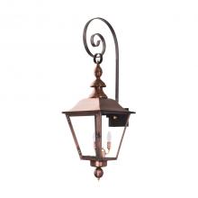 Primo Gas Lanterns OA-28E_TS - Two Light Top Scroll