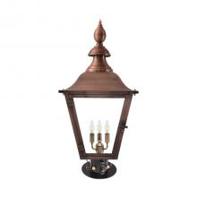 Primo Gas Lanterns OA-36E_CT/PM - Three Light Pier and Post Mount