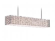 Avenue Lighting HF1700-PN - Ventura Blvd. Collection Metal Oval Pattern Rectangle Hanging Fixture