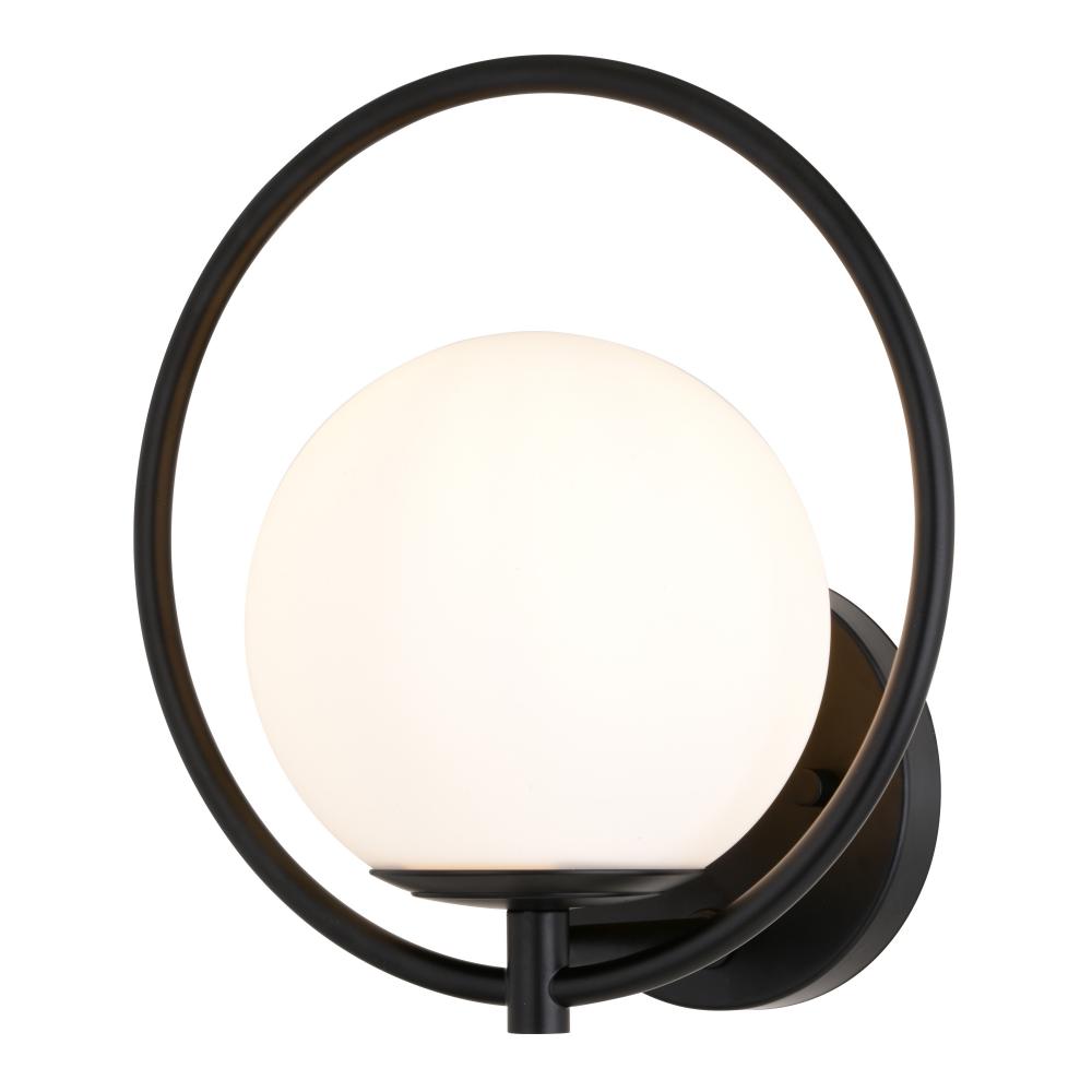 Bucktown 1 Light Wall Light Matte Black