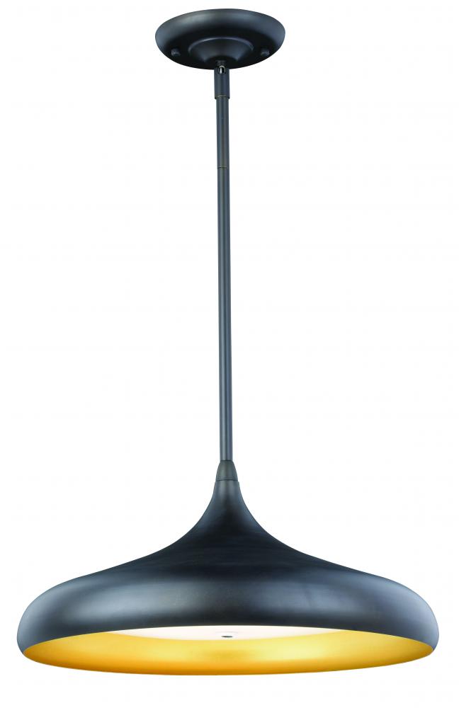 Bacio Instalux 16-in LED Pendant Oil Rubbed Bronze