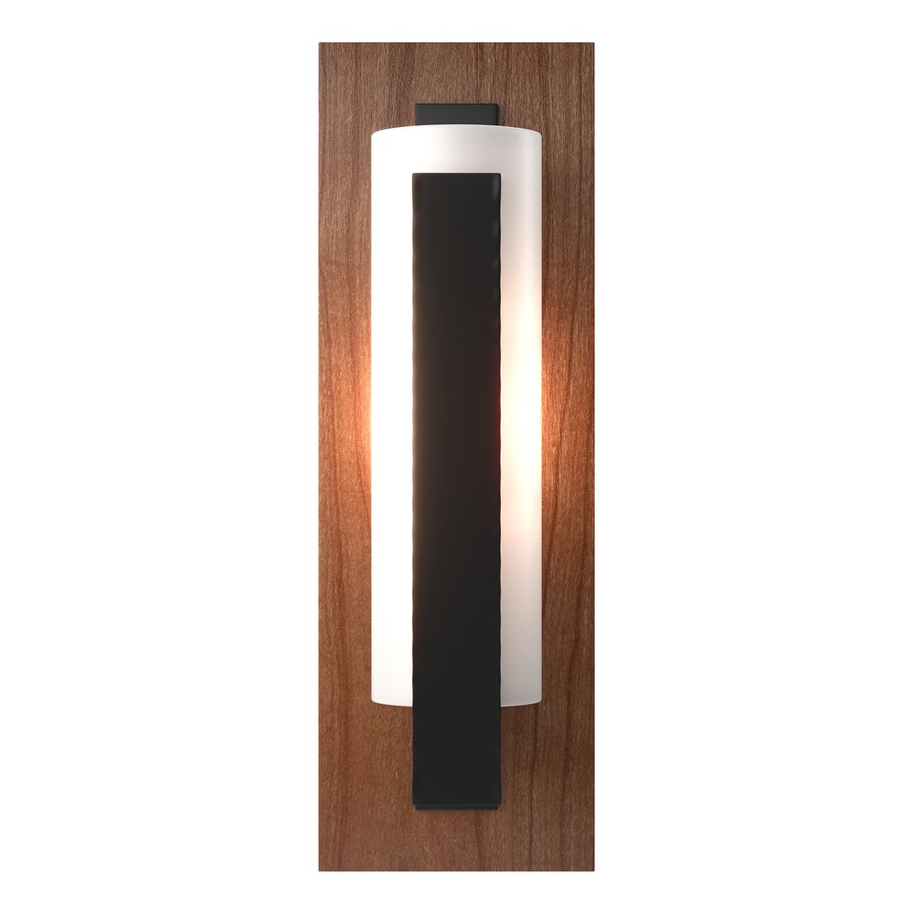 Forged Vertical Bar Sconce - Cherry or Copper Backplate