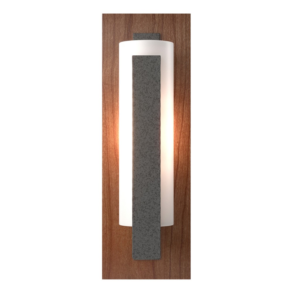 Forged Vertical Bar Sconce - Cherry or Copper Backplate