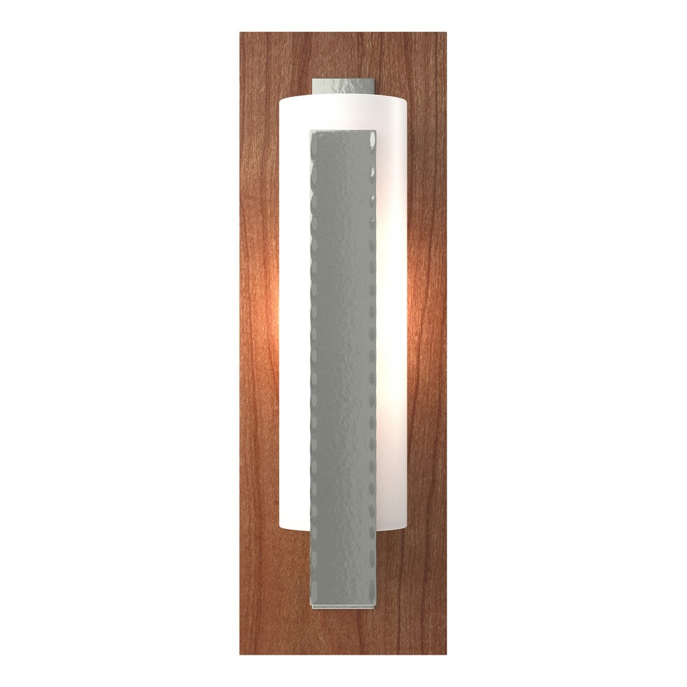 Forged Vertical Bar Sconce - Cherry or Copper Backplate