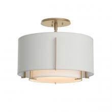 Hubbardton Forge 126501-SKT-84-SF1099-SJ1590 - Exos Small Double Shade Semi-Flush