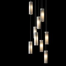 Hubbardton Forge 131104-SKT-STND-10-GG0065 - Exos Glass 9-Light Pendant