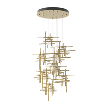 Hubbardton Forge 131107-SKT-STND-86-II0728 - Tura 9-Light Seeded Glass Pendant