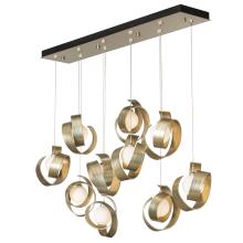 Hubbardton Forge 131208-SKT-STND-86-GG0711 - Riza 10-Light Pendant