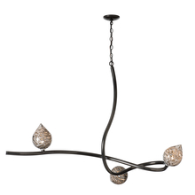 Hubbardton Forge 139202-SKT-89-CA0758 - Floret 3 Light Pendant, with Lexington Glass