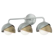 Hubbardton Forge 201375-SKT-82-84-GG0711 - Brooklyn 3-Light Double Shade Bath Sconce