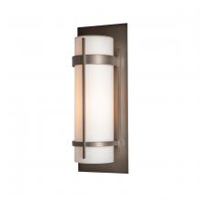 Hubbardton Forge 305894-SKT-77-GG0037 - Banded Large Outdoor Sconce