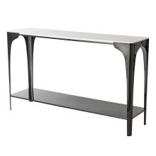 Hubbardton Forge 750127-89-MW - Cove Console Table, with Marble Top