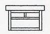 Arroyo Craftsman MCM-7TM-VP - 7" mission flush ceiling mount with T-bar overlay