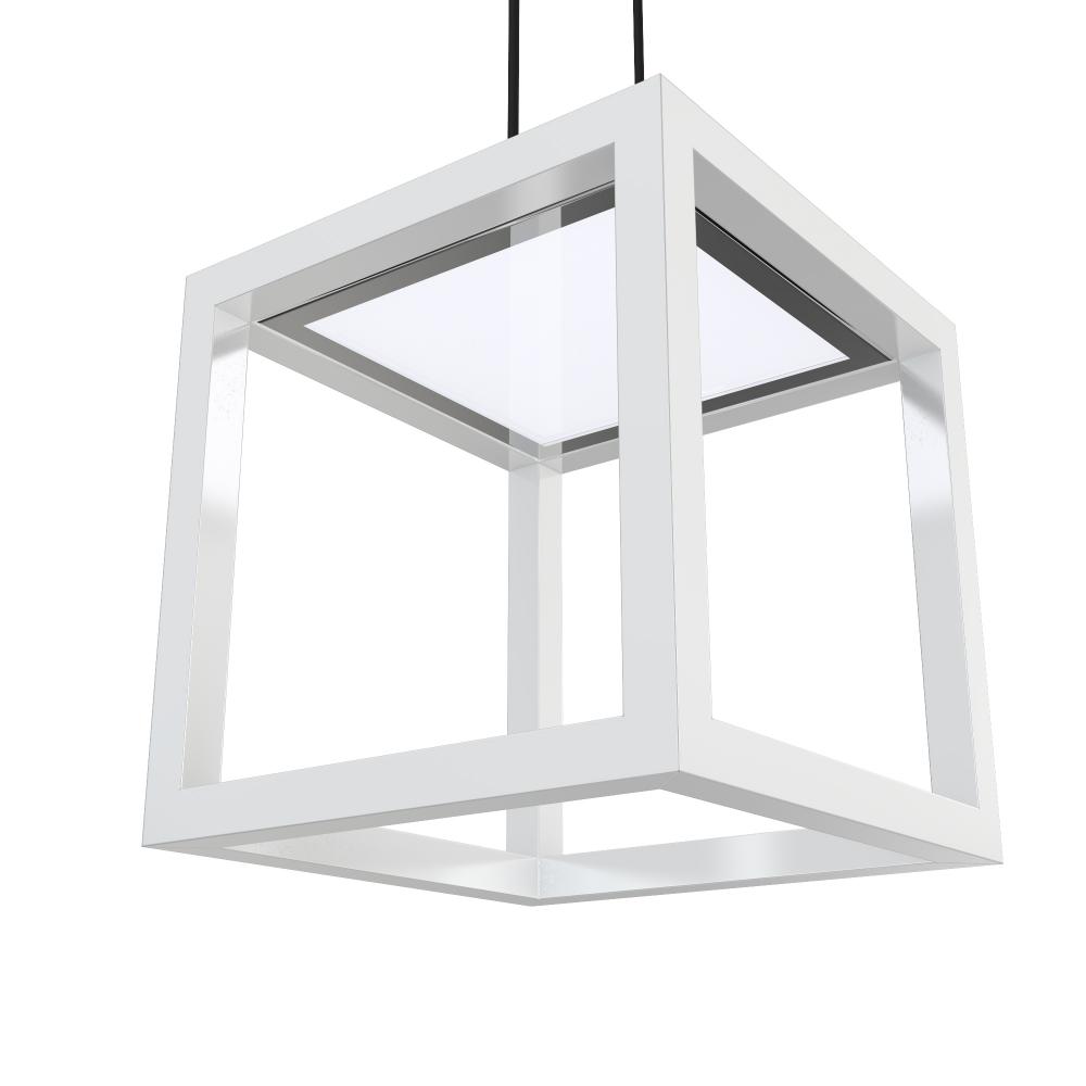 Boxer Pendant - Frosted White