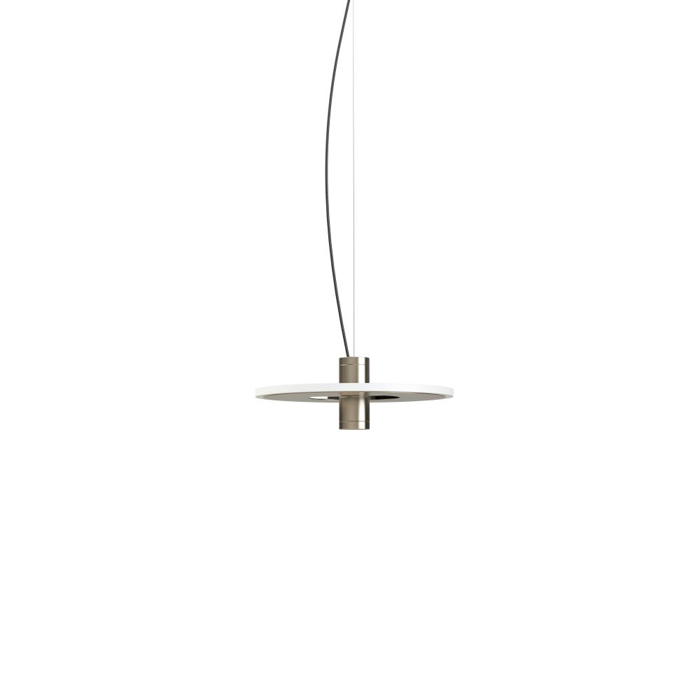 Staxx 13" Pendant, Single-tier - Satin Nickel